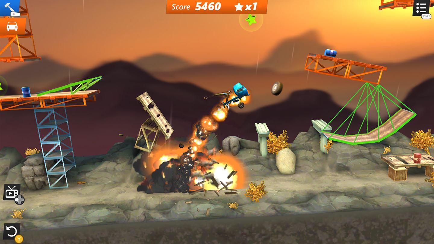Скриншот из игры Bridge Constructor Stunts - 29