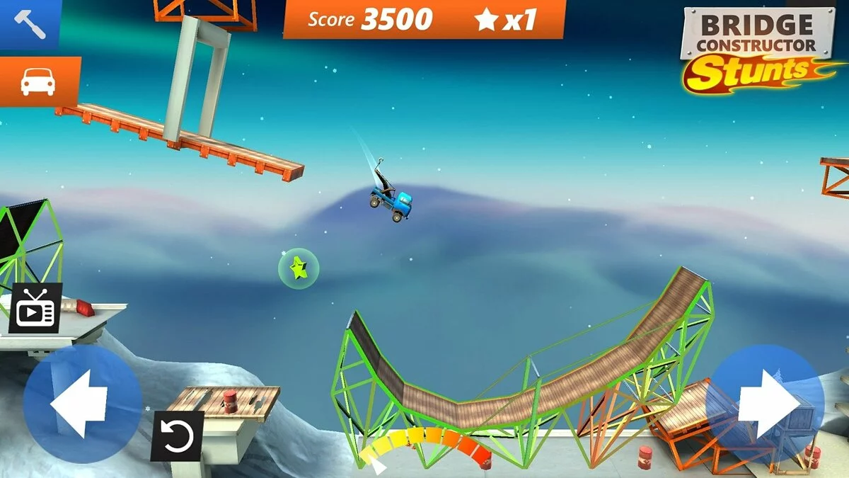 Скриншот из игры Bridge Constructor Stunts - 25