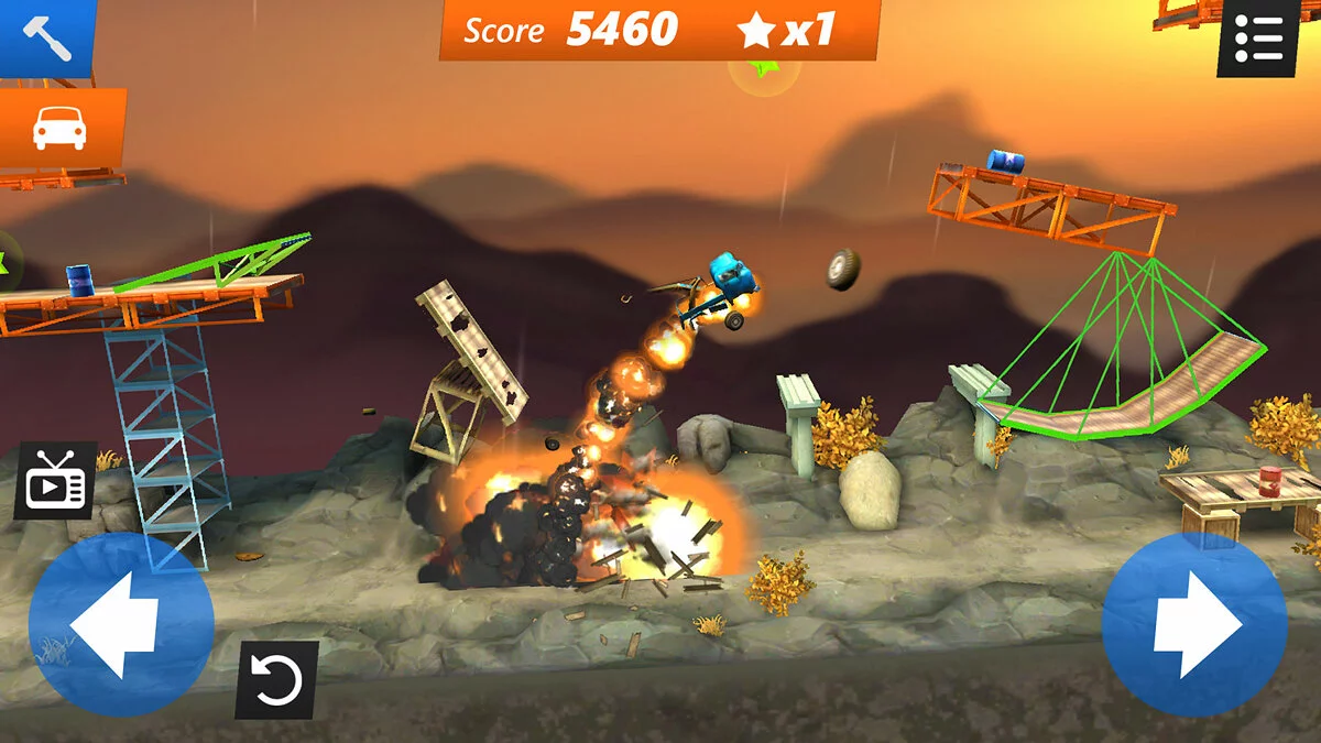 Скриншот из игры Bridge Constructor Stunts - 26