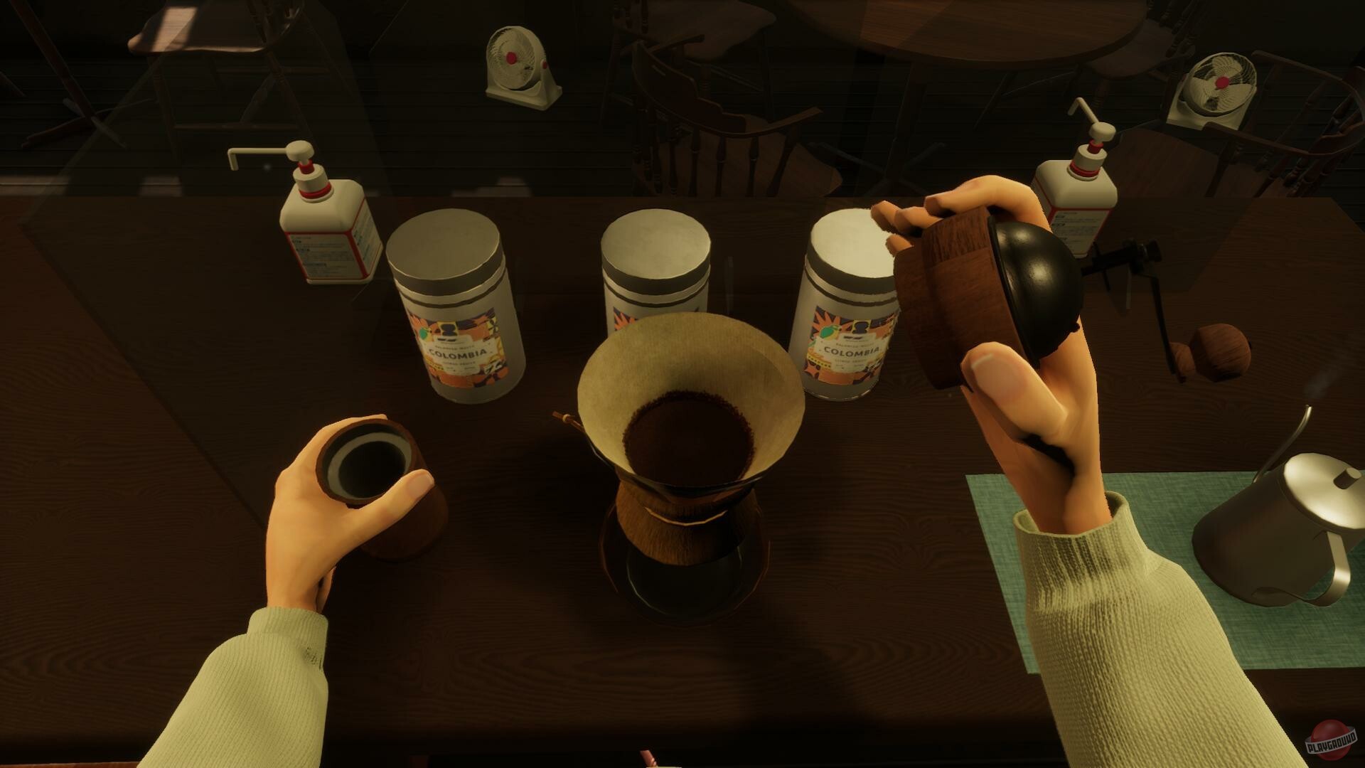 Скриншот из игры Tokyo Coffee: Grinding in the Pandemic - 3
