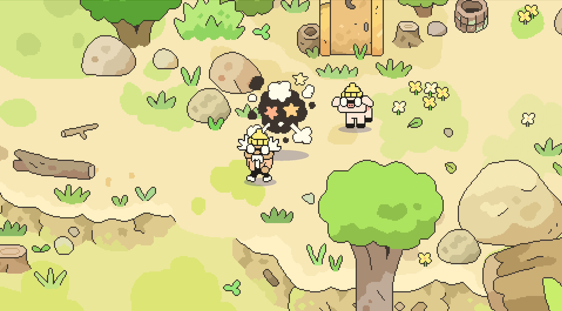 Скриншот из игры Hermit and Pig - 24