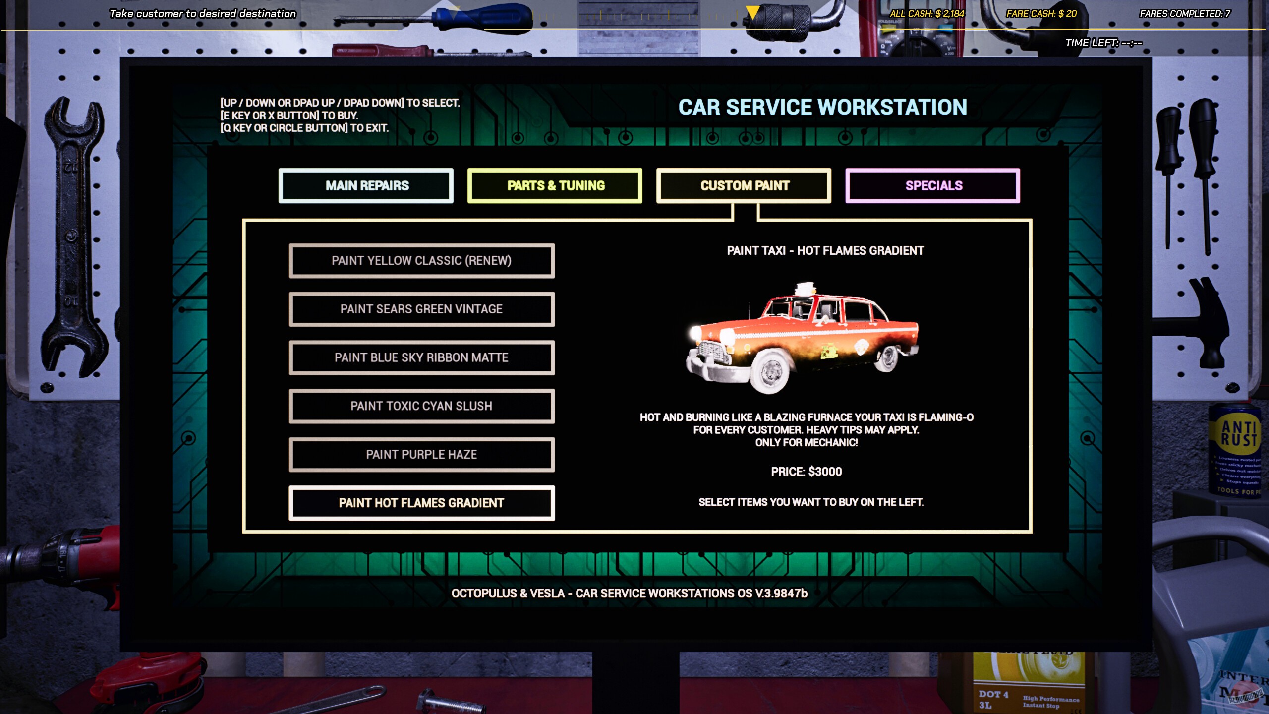 Скриншот из игры CyberTaxi: Lunatic Nights - 35
