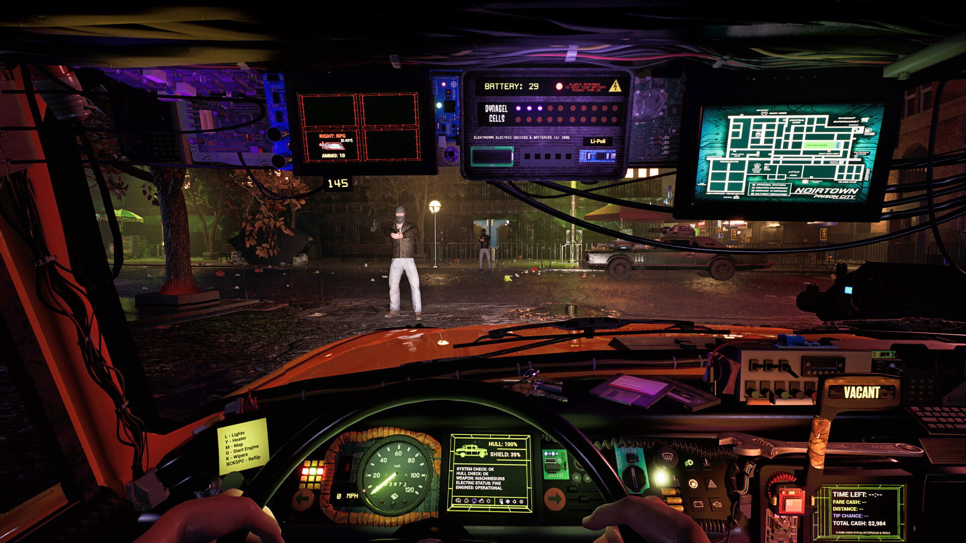 Скриншот из игры CyberTaxi: Lunatic Nights - 1