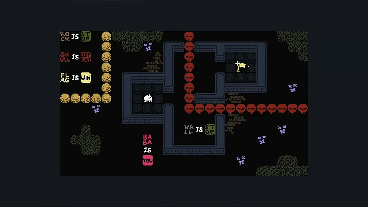 Скриншот из игры Baba Is You - 9