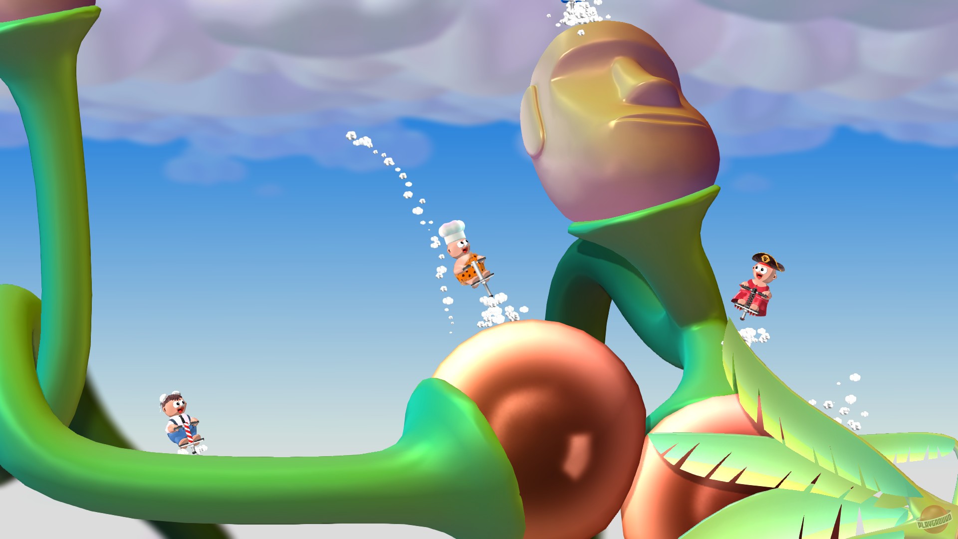 Скриншот из игры Pogostuck: Rage With Your Friends - 8