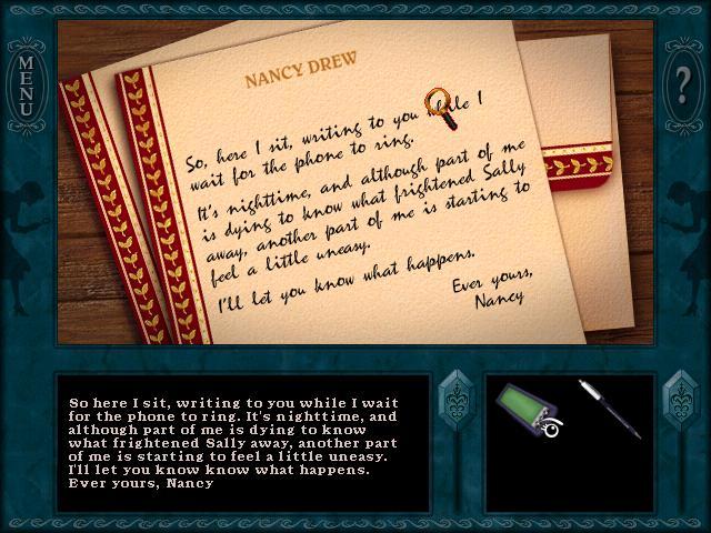 Скриншот из игры Nancy Drew: Ghost Dogs of Moon Lake - 19