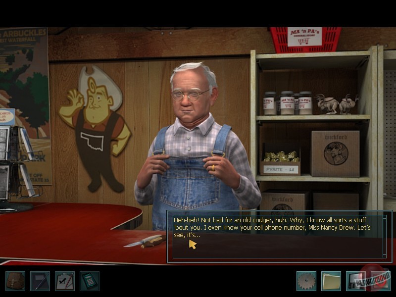Скриншот из игры Nancy Drew: Trail of the Twister - 4