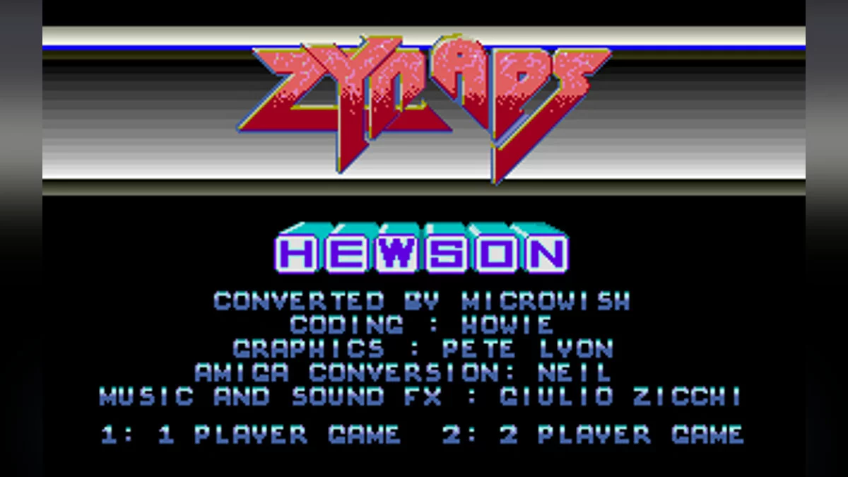 Скриншот из игры Zynaps - 3