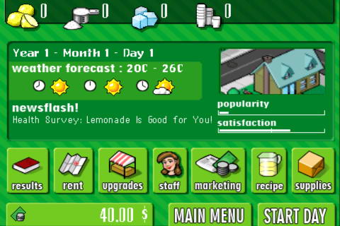 Скриншот из игры Lemonade Tycoon - 3