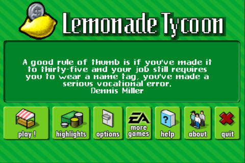 Скриншот из игры Lemonade Tycoon - 5