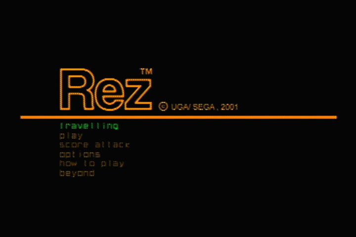 Скриншот из игры Rez - 9