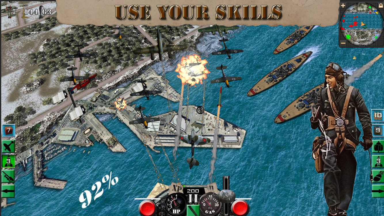 Скриншот из игры War Birds: WW2 Air strike 1942 - 14
