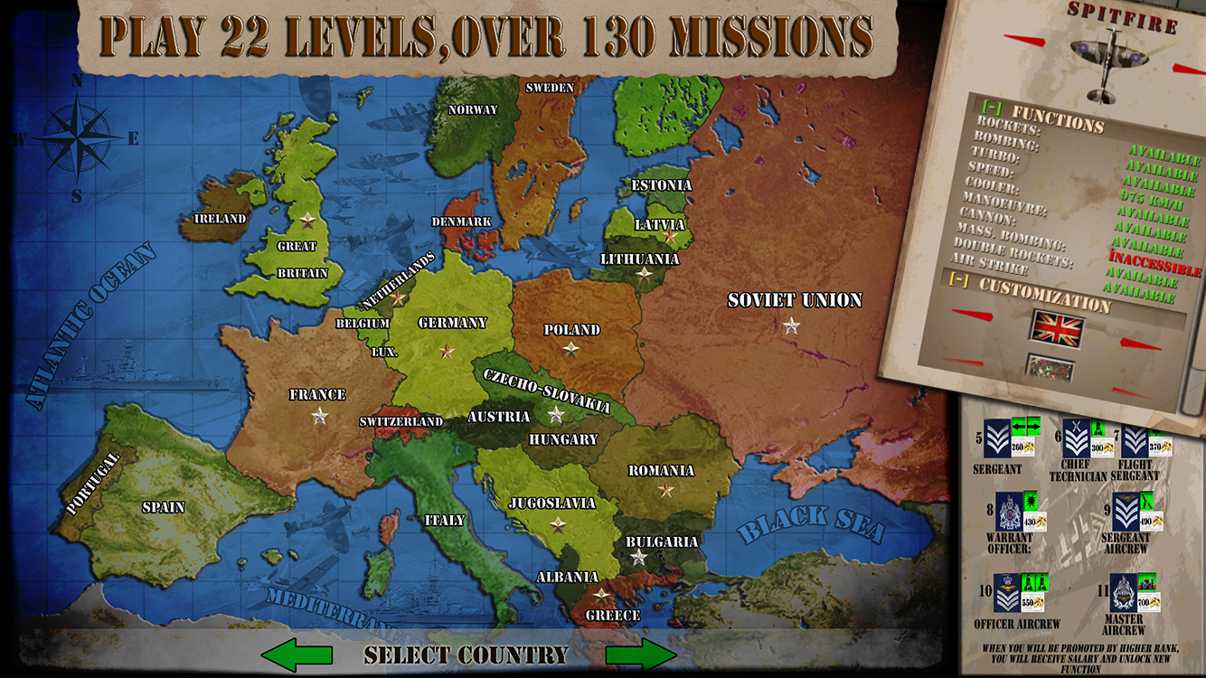 Скриншот из игры War Birds: WW2 Air strike 1942 - 13