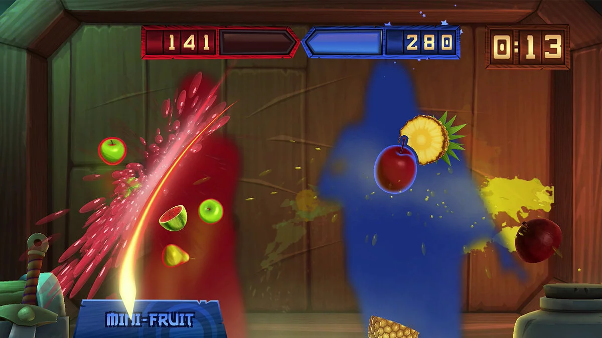 Скриншот из игры Fruit Ninja Kinect 2 - 3
