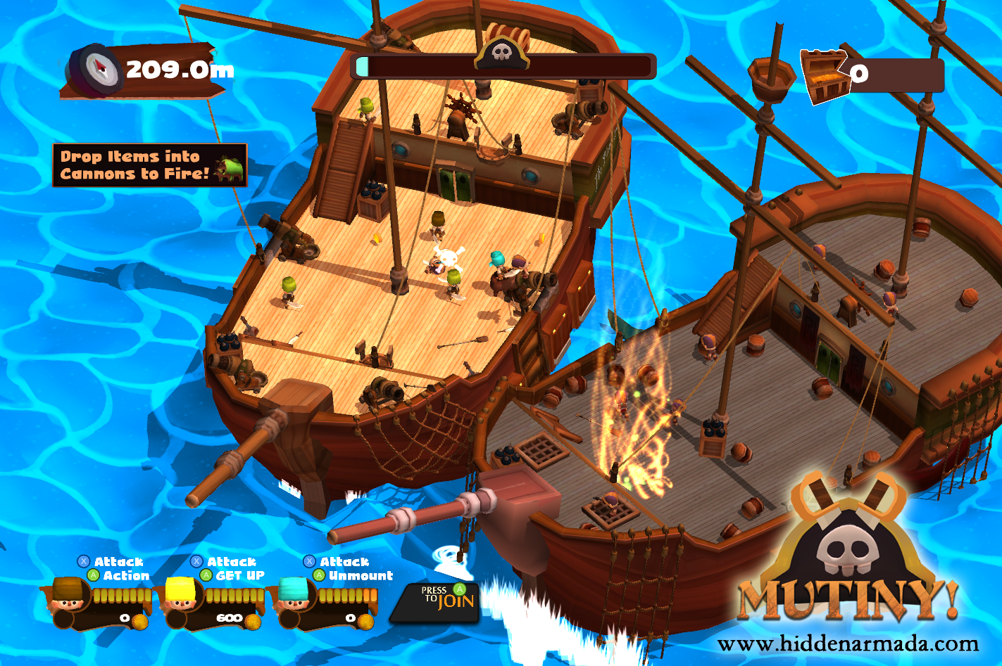 Скриншот из игры Mutiny! - 2
