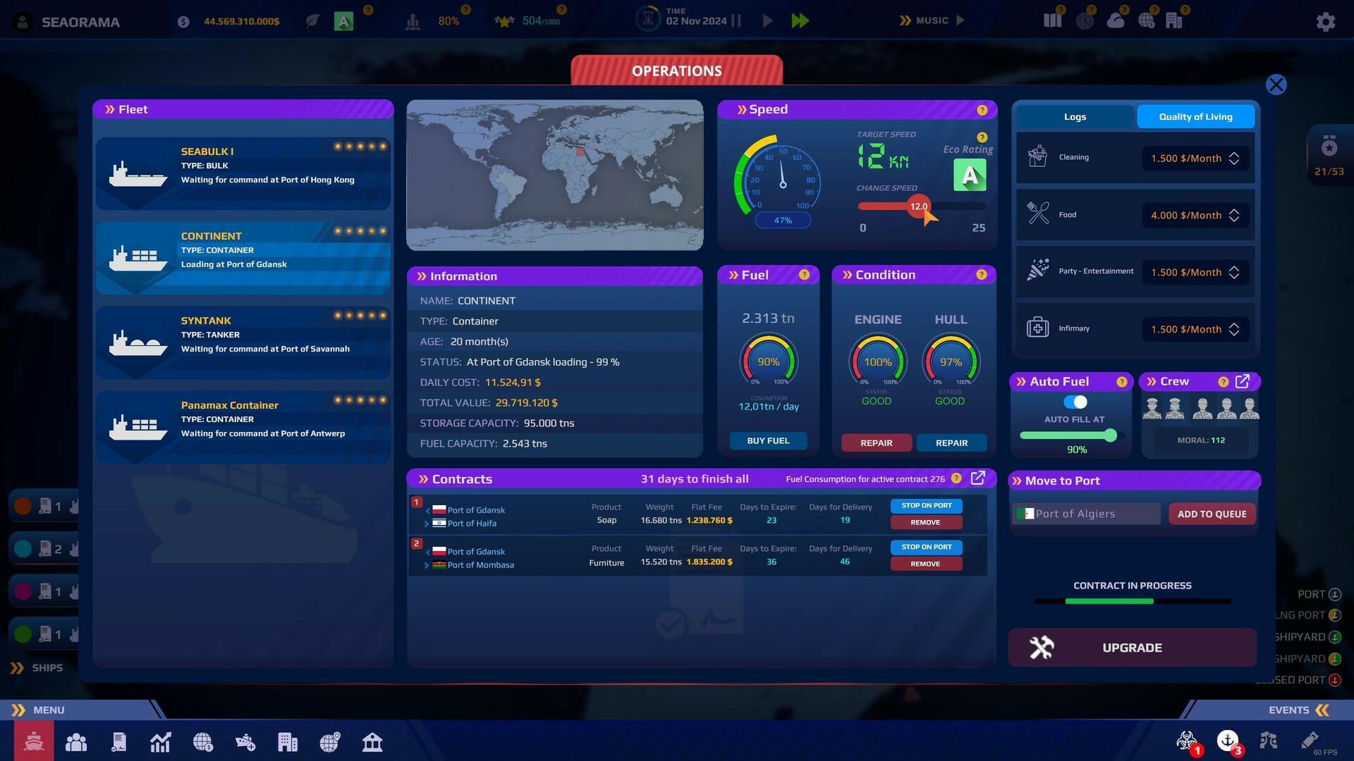 Скриншот из игры SeaOrama: World of Shipping - 10