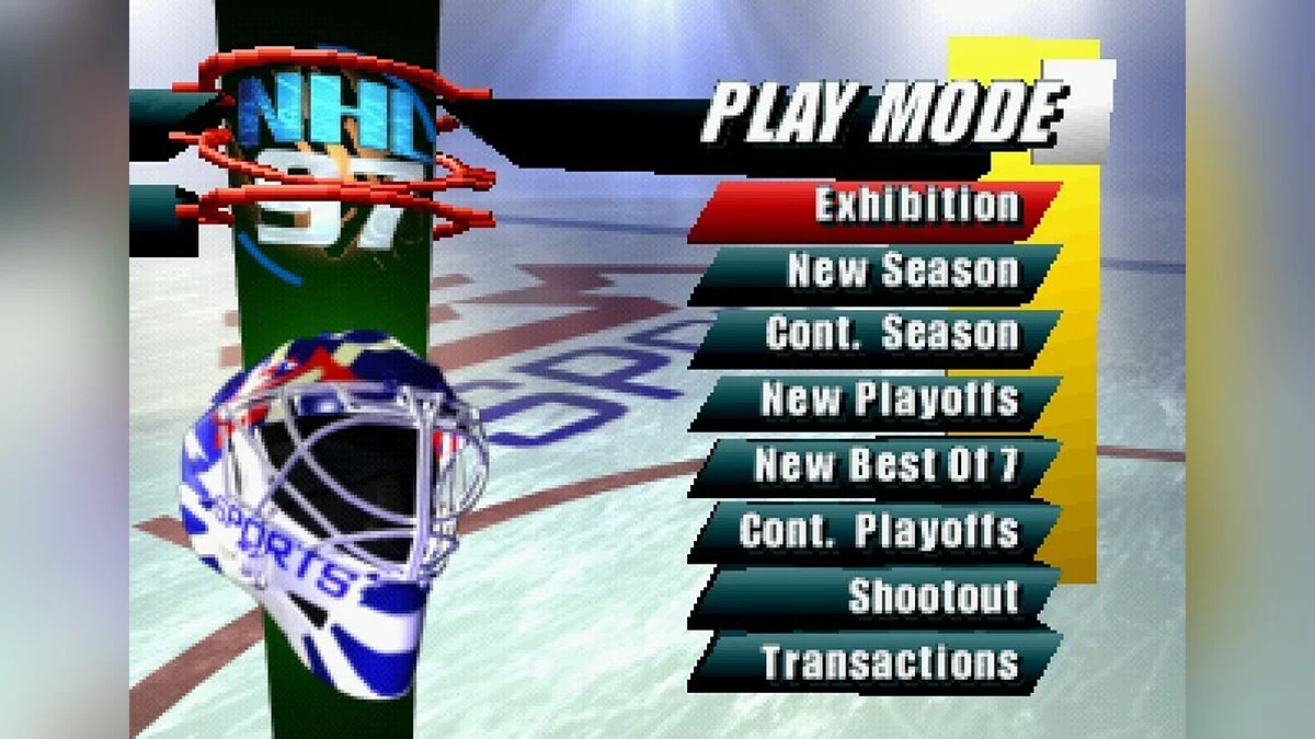 Скриншот из игры NHL 97 - 1