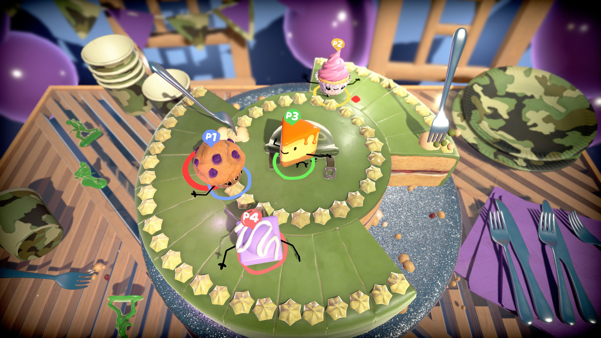Скриншот из игры Cake Bash - 4