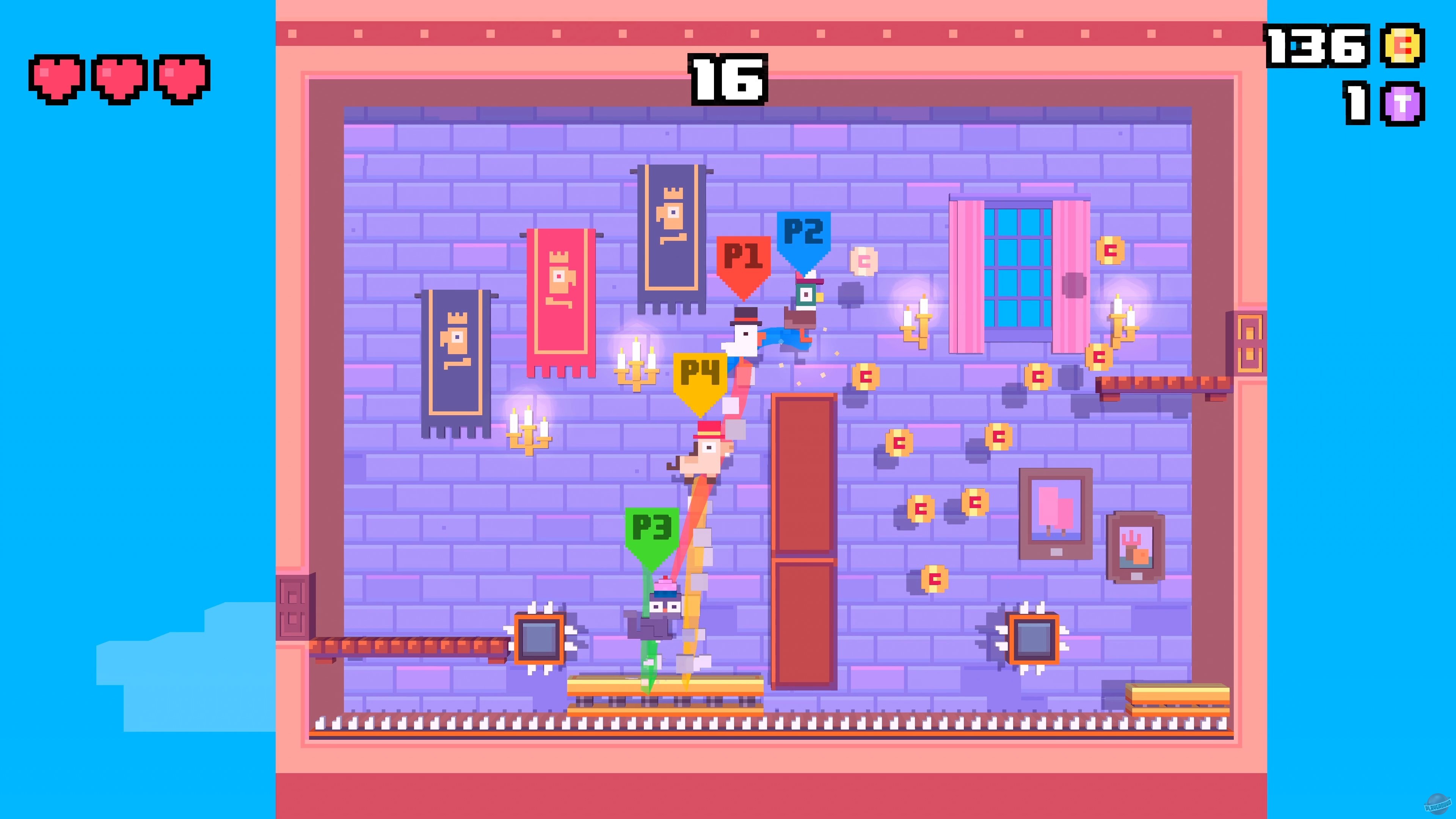 Скриншот из игры Crossy Road Castle - 6
