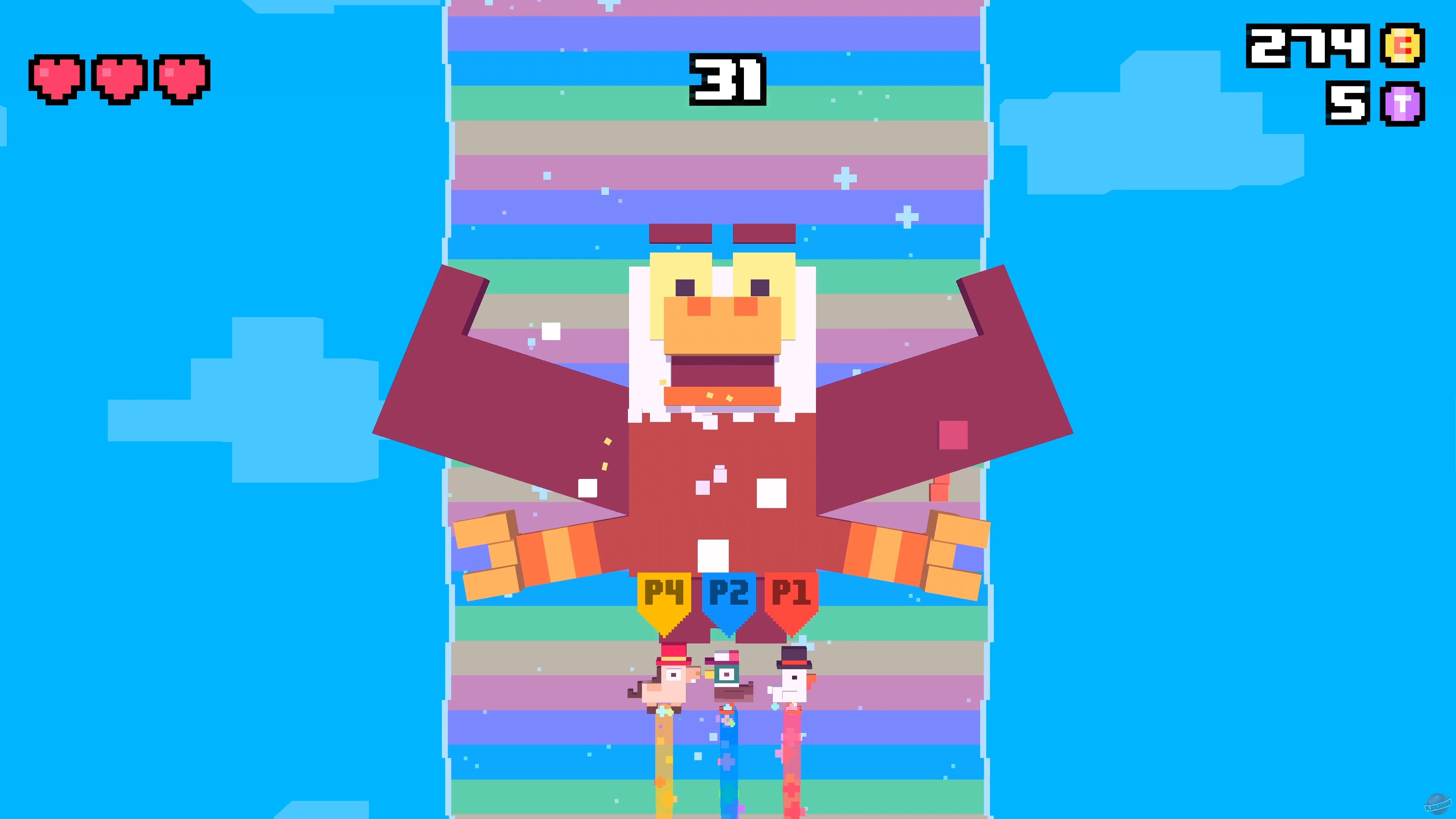 Скриншот из игры Crossy Road Castle - 2