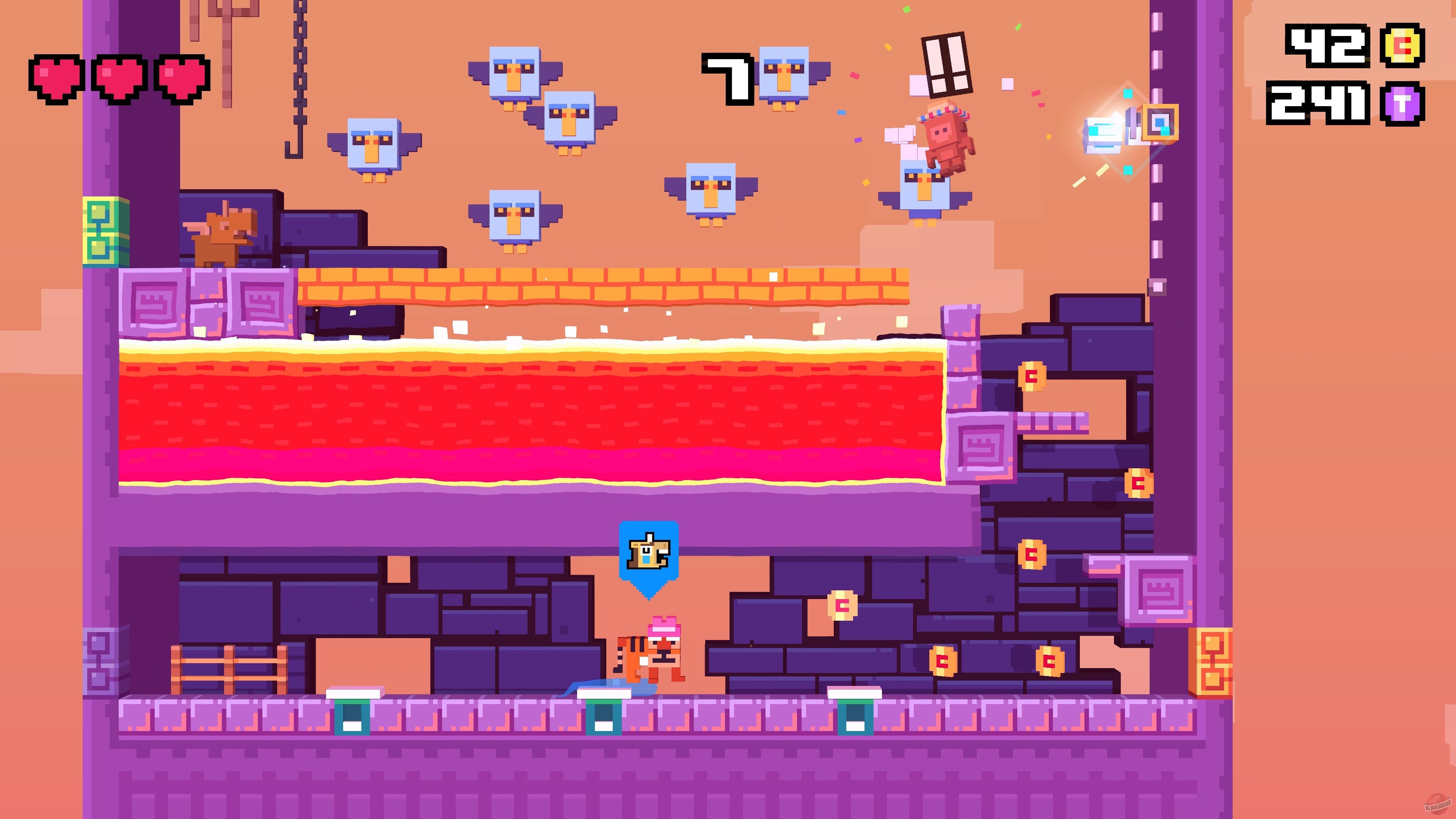 Скриншот из игры Crossy Road Castle - 3