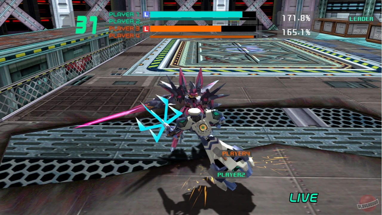 Скриншот из игры Cyber Troopers Virtual-On Force - 9