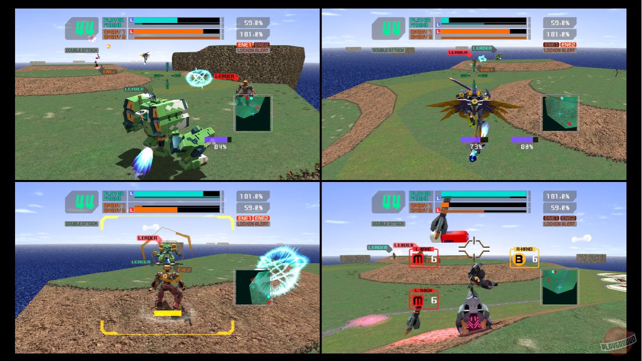 Скриншот из игры Cyber Troopers Virtual-On Force - 11