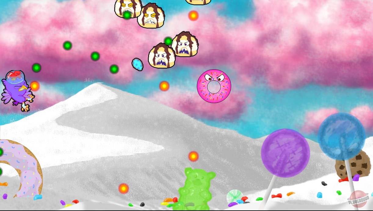 Скриншот из игры Purple Chicken Spaceman - 2