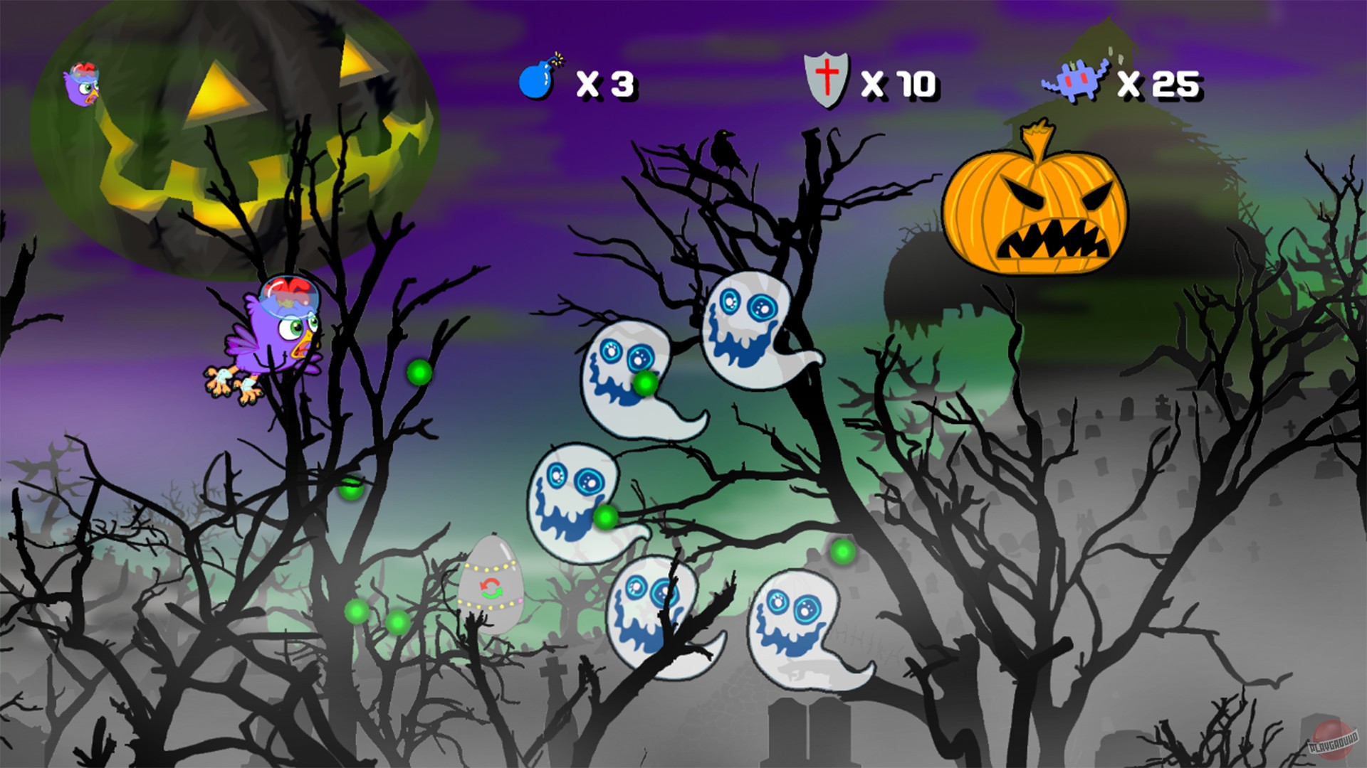 Скриншот из игры Purple Chicken Spaceman - 3