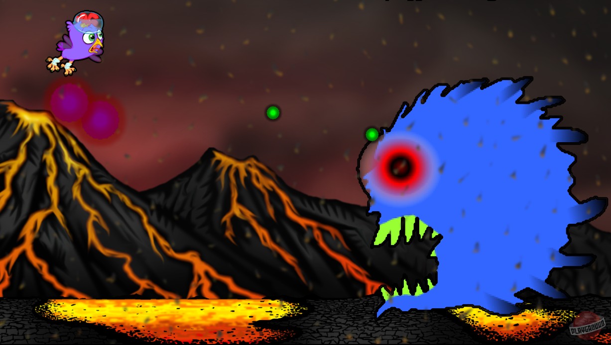 Скриншот из игры Purple Chicken Spaceman - 1