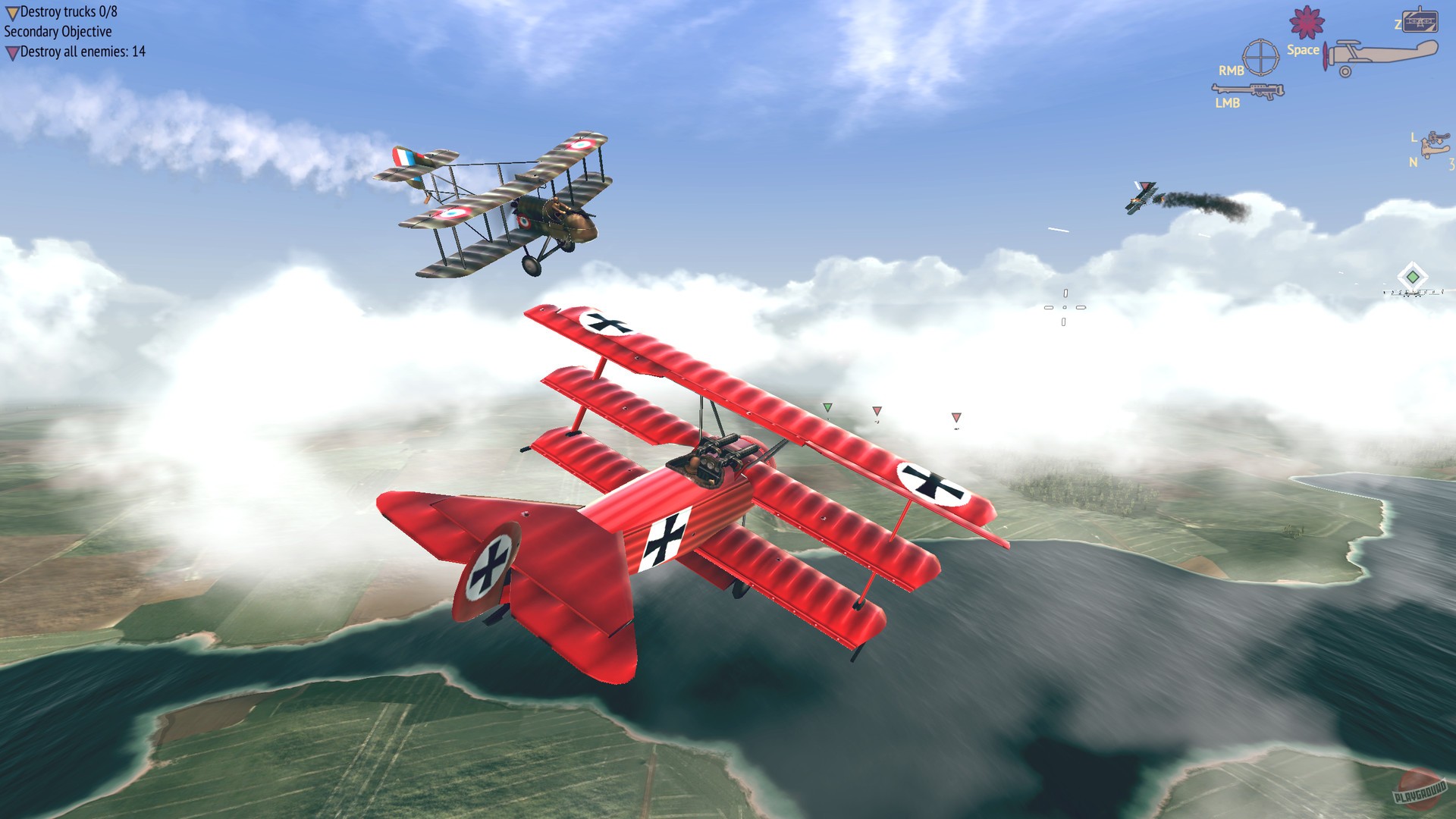 Скриншот из игры Warplanes: WW1 Sky Aces - 14