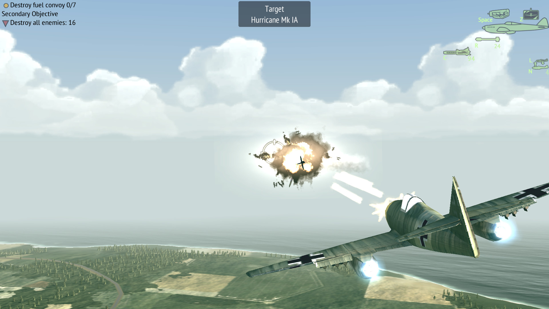 Скриншот из игры Warplanes: WW2 Dogfight - 15