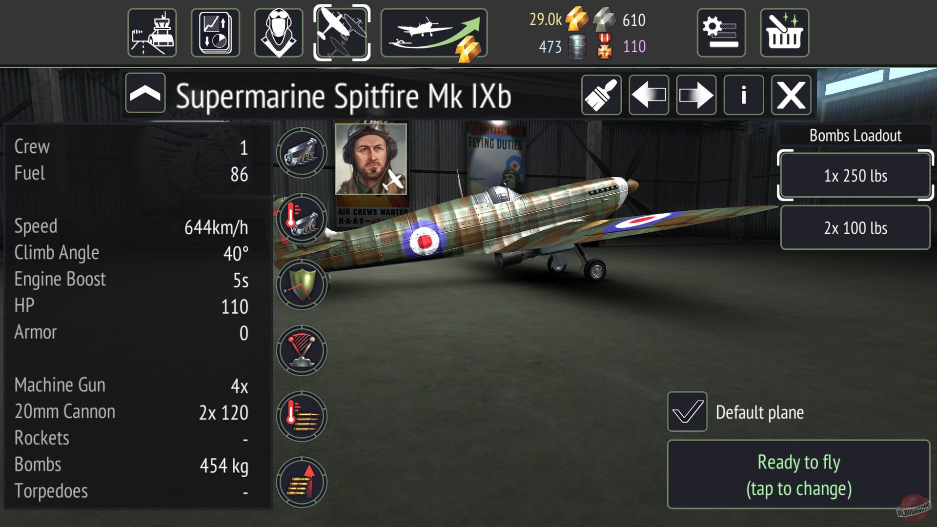 Скриншот из игры Warplanes: WW2 Dogfight - 11