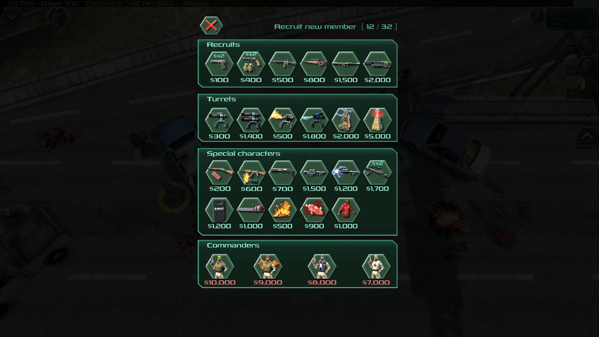 Скриншот из игры Zombie Defense - 32