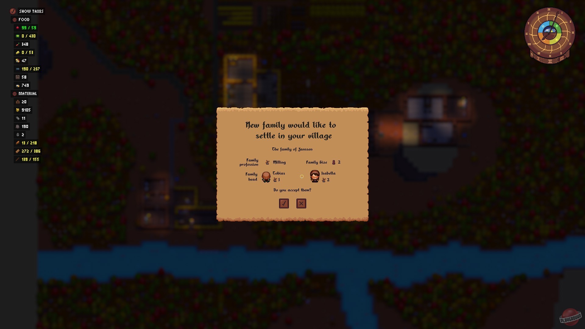 Скриншот из игры Lords and Villeins - 9