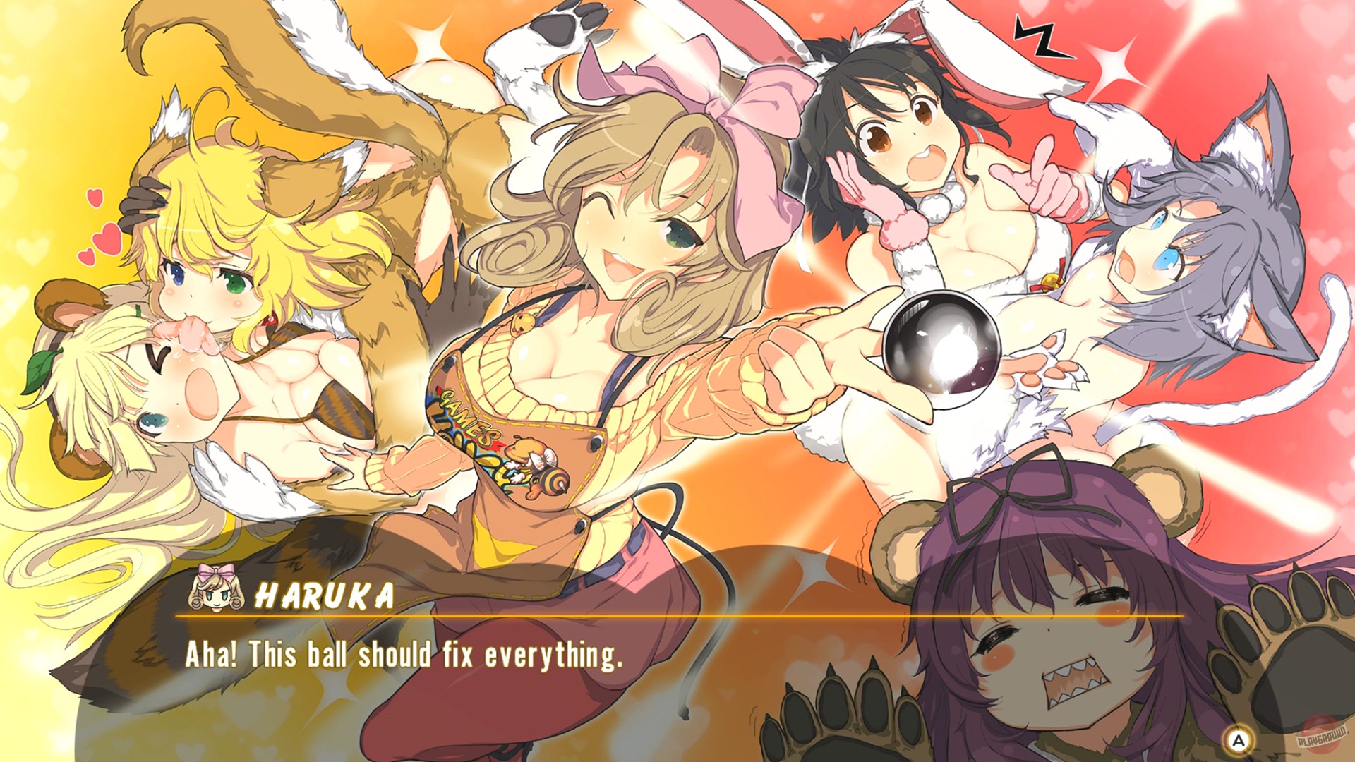 Скриншот из игры Senran Kagura: Peach Ball - 34