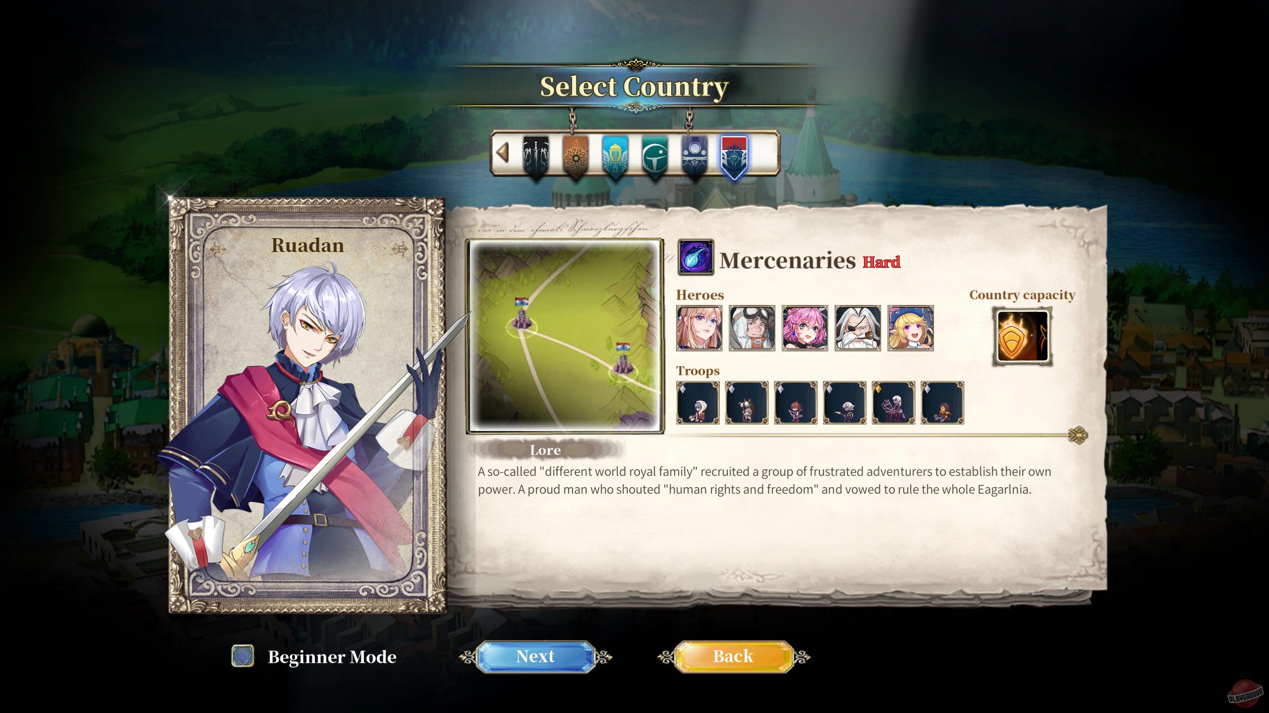 Скриншот из игры The Heroic Legend of Eagarlnia - 6