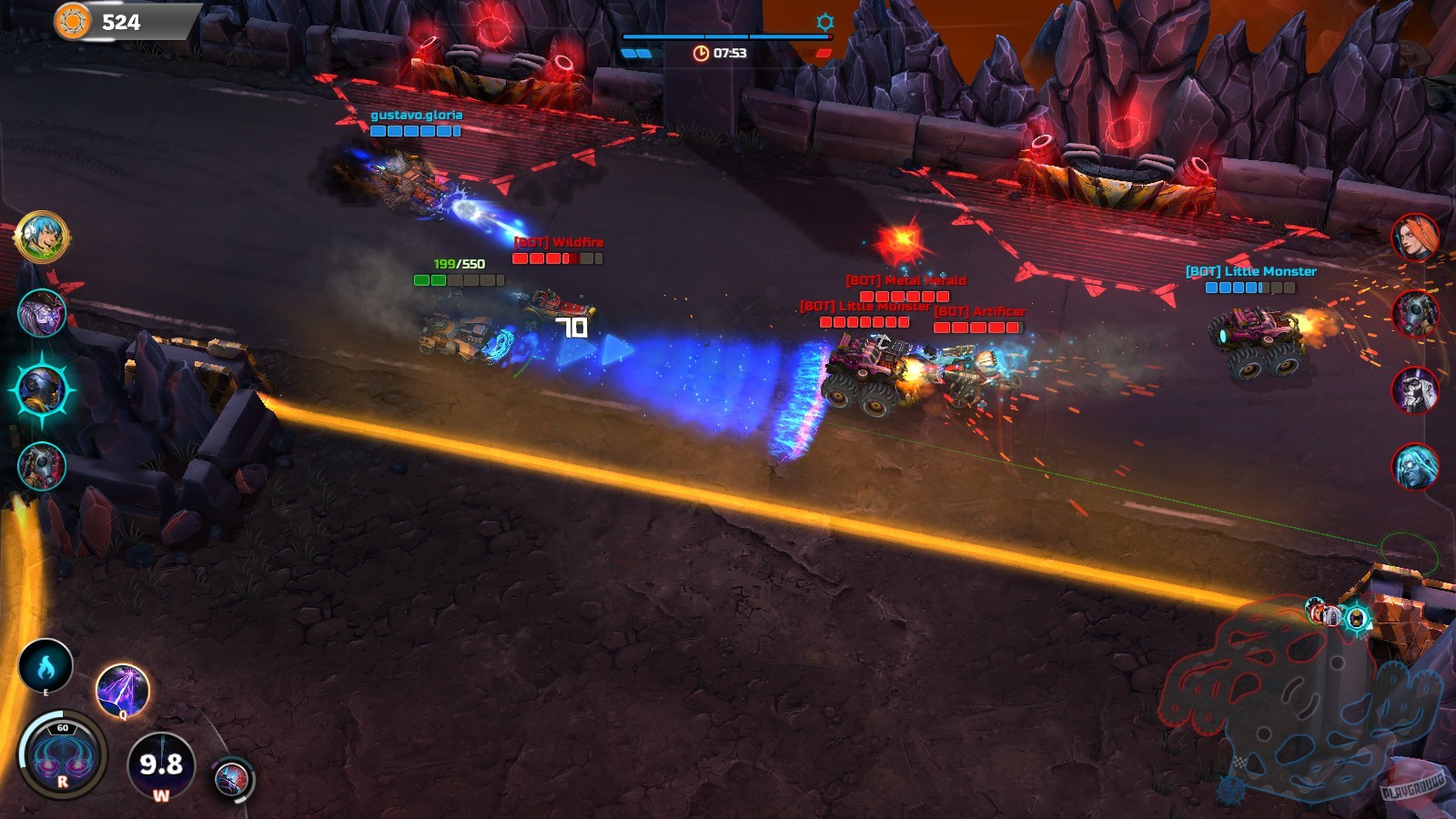 Скриншот из игры Heavy Metal Machines - 12