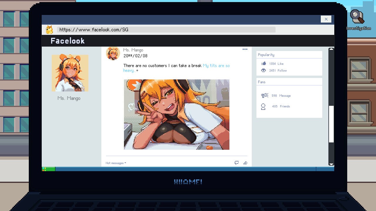 Скриншот из игры Peeping Dorm Manager - 25