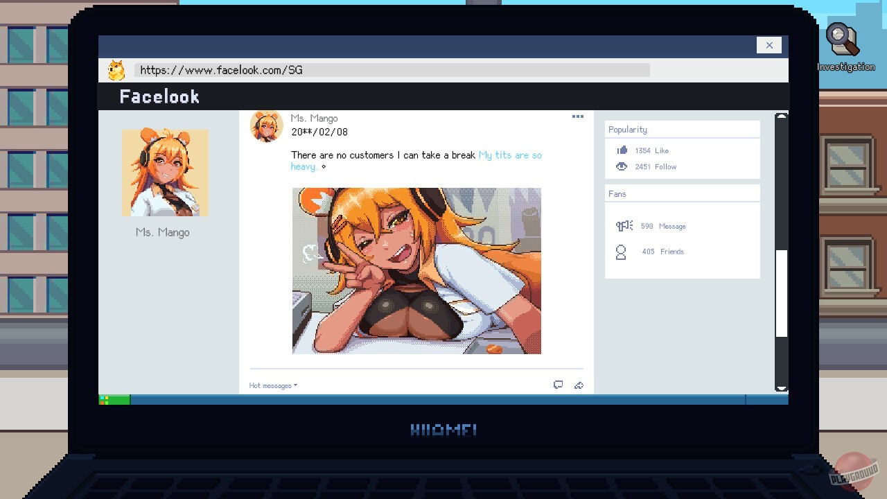 Скриншот из игры Peeping Dorm Manager - 8