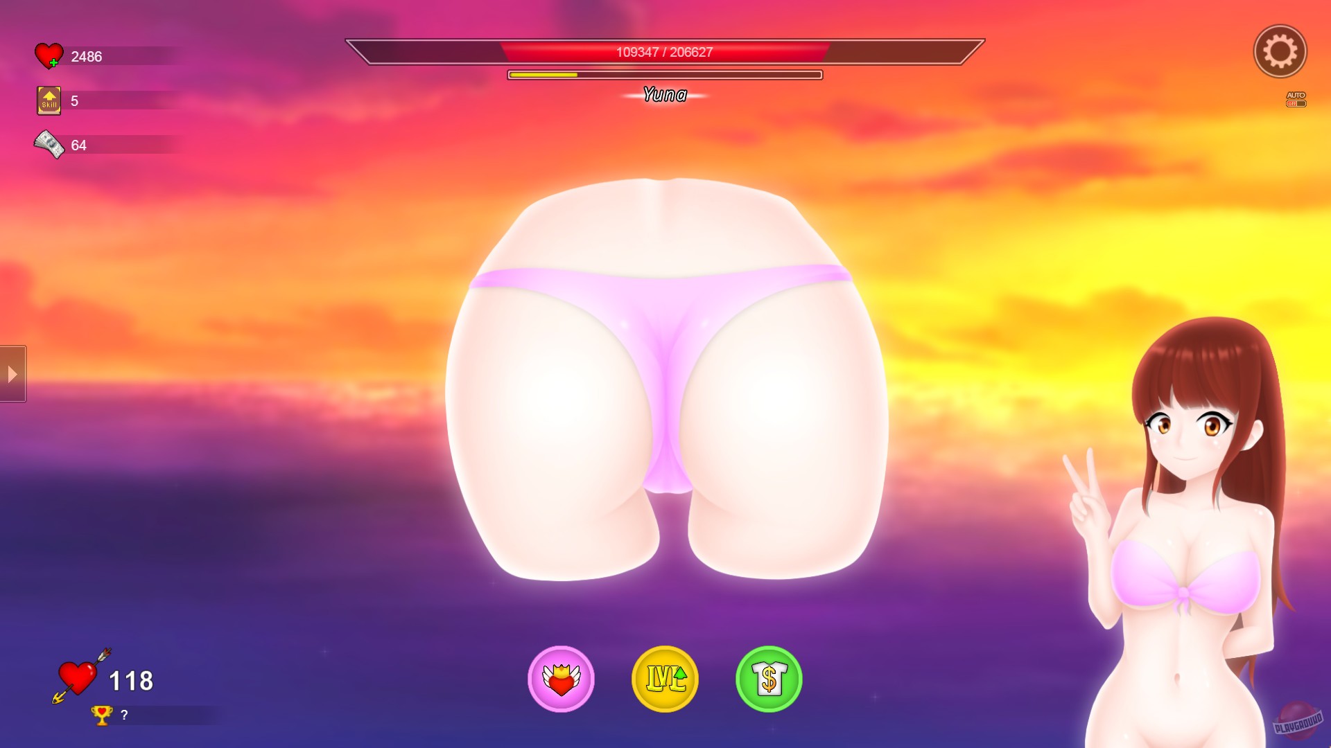 Скриншот из игры Hentai Beach - 6