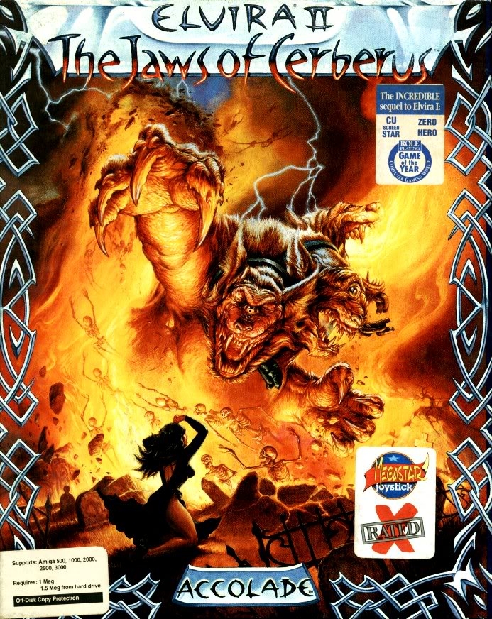 Обложка игры Elvira 2: The Jaws of Cerberus