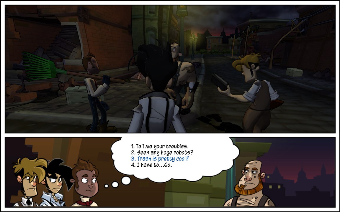 Скриншот из игры Penny Arcade Adventures: On the Rain-Slick Precipice of Darkness, Episode One - 75