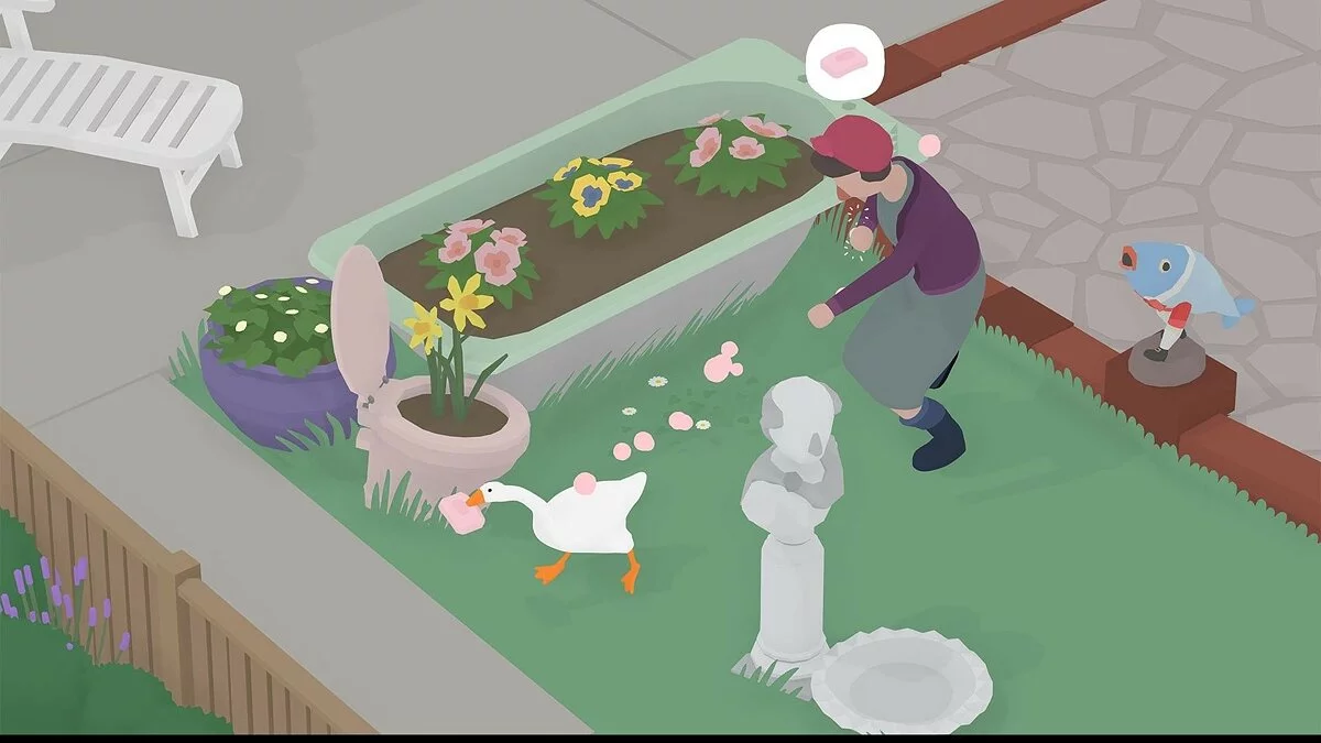 Скриншот из игры Untitled Goose Game - 8