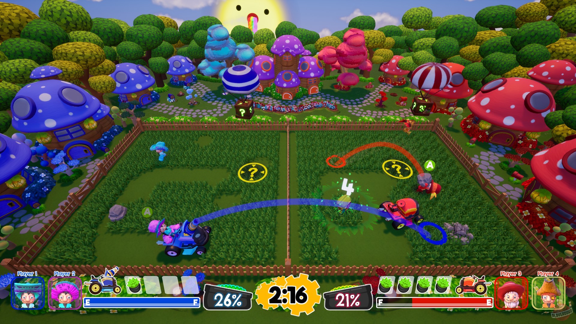 Скриншот из игры Mowin' & Throwin' - 14