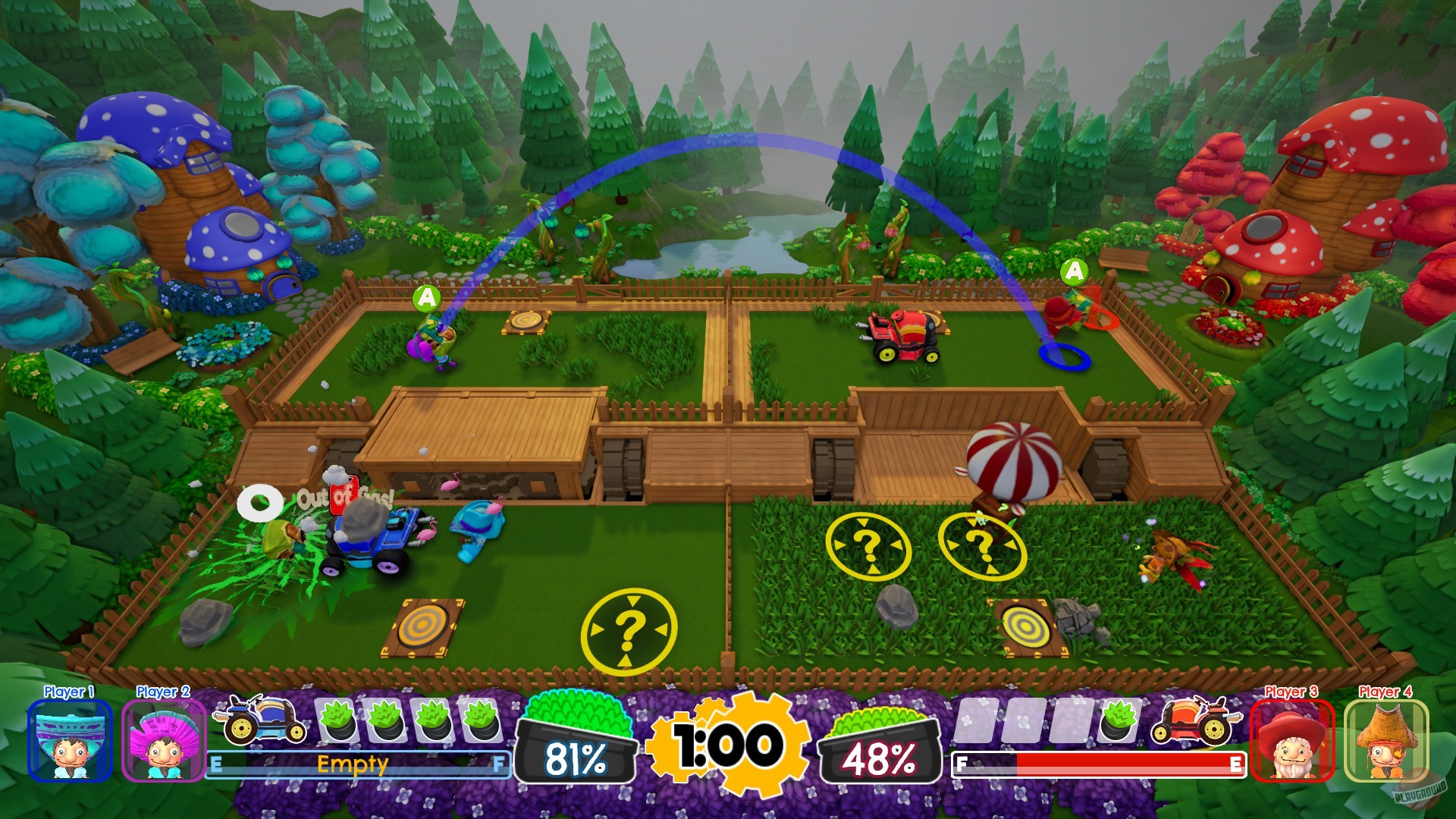 Скриншот из игры Mowin' & Throwin' - 12