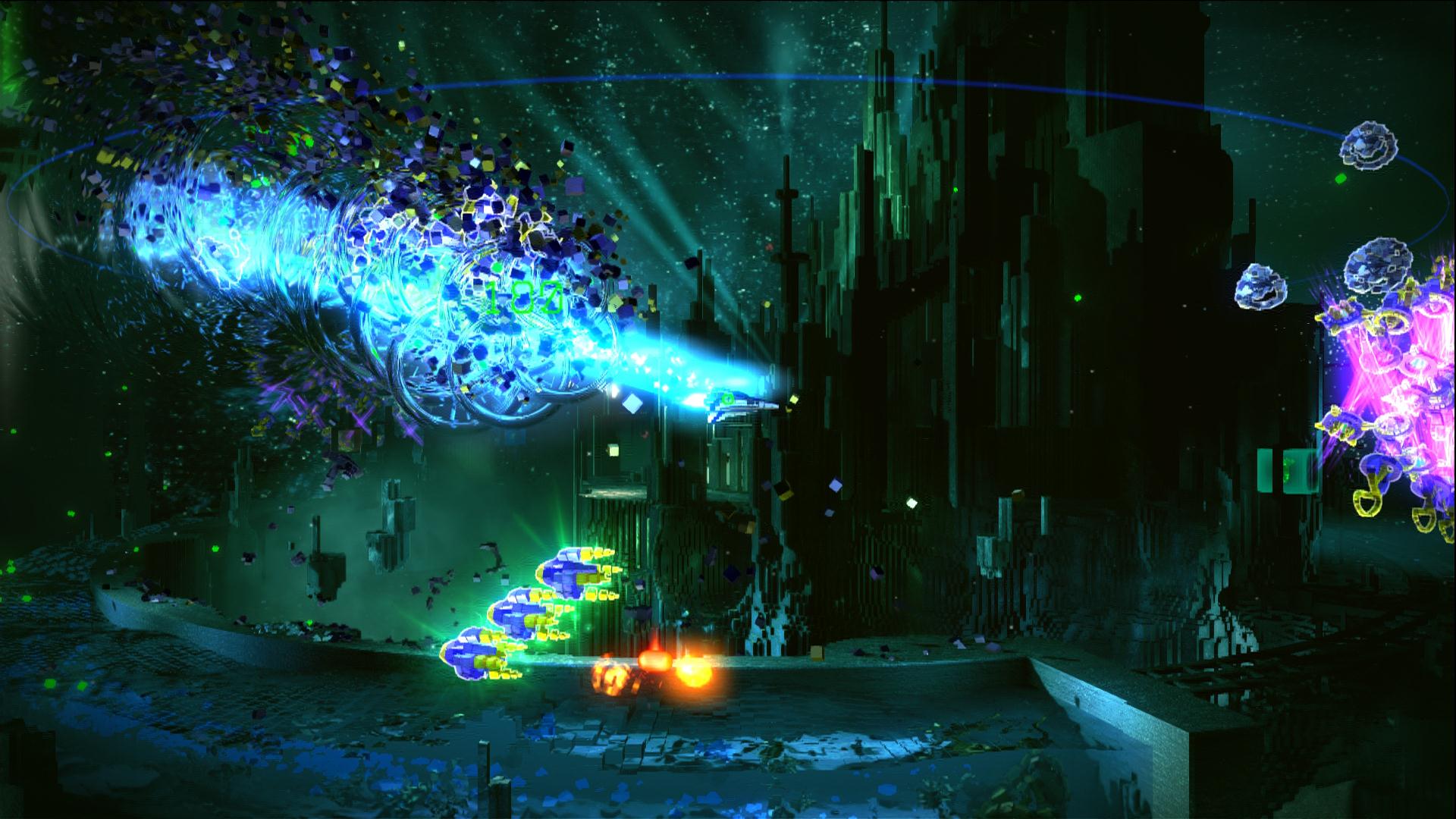 Скриншот из игры Resogun - 29