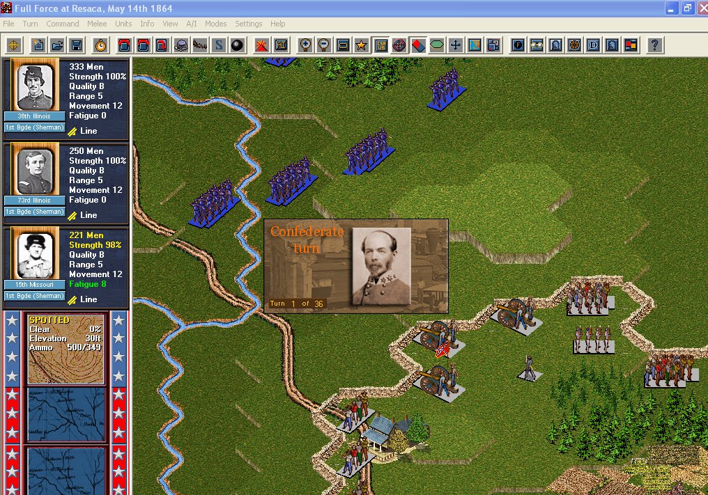 Скриншот из игры Civil War Battles: Campaign Atlanta - 5