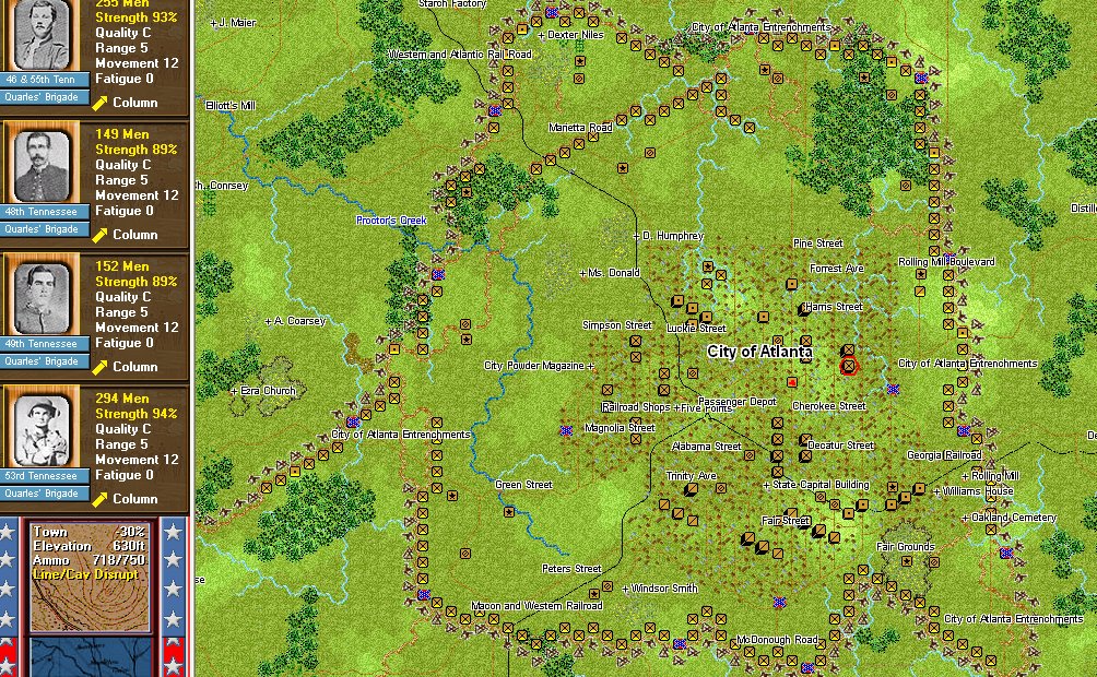 Скриншот из игры Civil War Battles: Campaign Atlanta - 3