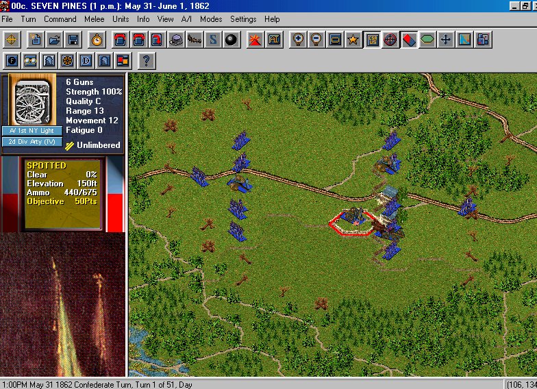 Скриншот из игры Civil War Battles: Campaign Peninsula - 13